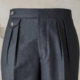 IGT WOOL FLANNEL DRESS TROUSERS