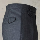 IGT WOOL FLANNEL DRESS TROUSERS