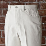 IGT 5P DENIM TROUSERS WHITE