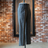 IGT VBC GRAY FLANNEL TAPERED TROUSERS