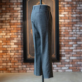 IGT VBC GRAY FLANNEL TAPERED TROUSERS