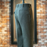IGT MARLING & EVANS GLEN CHECK FLANNEL TAPERED TROUSERS