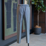 IGT LINEN STRIPE TAPERED EASY TROUSERS