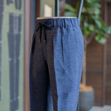 IGT LINEN CUPRO TAPERED EASY TROUSERS