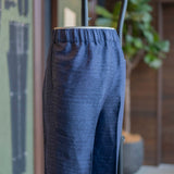 IGT LINEN CUPRO TAPERED EASY TROUSERS
