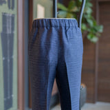 IGT LINEN CUPRO TAPERED EASY TROUSERS