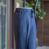 IGT LINEN CUPRO TAPERED EASY TROUSERS