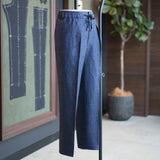 IGT LINEN CUPRO TAPERED EASY TROUSERS