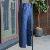 IGT LINEN CUPRO TAPERED EASY TROUSERS