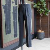 IGT 2PLY HI-TWISTED WOOL TROUSERS