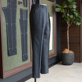IGT 2PLY HI-TWISTED WOOL TROUSERS