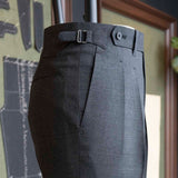 IGT 2PLY HI-TWISTED WOOL TROUSERS