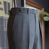 IGT 2PLY HI-TWISTED WOOL TROUSERS