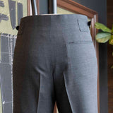 IGT 2PLY HI-TWISTED WOOL TROUSERS