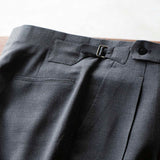 IGT 2PLY HI-TWISTED WOOL TROUSERS