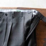 IGT 2PLY HI-TWISTED WOOL TROUSERS