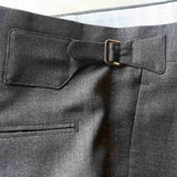 IGT 2PLY HI-TWISTED WOOL TROUSERS