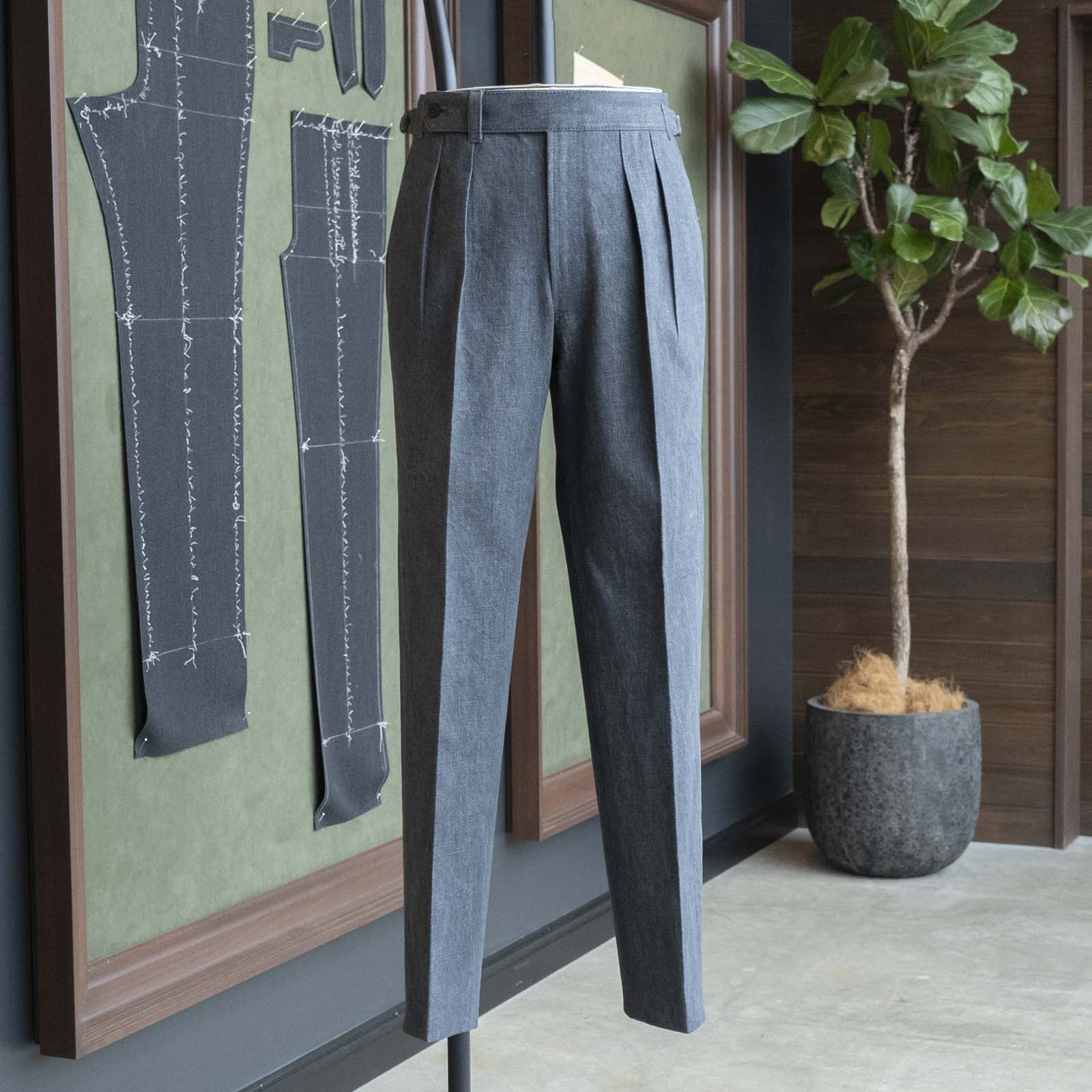 最安 IGT BIO 五十嵐 – IGTA2025-001 | TROUSERS 2PLEATS DENIM WASH その他