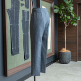 IGT BIO WASH DENIM 2PLEATS TROUSERS
