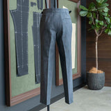 IGT BIO WASH DENIM 2PLEATS TROUSERS