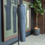 IGT BIO WASH DENIM 2PLEATS TROUSERS