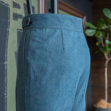 IGT BIO WASH DENIM GURKHA TROUSERS