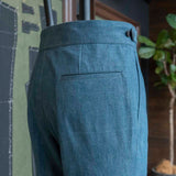 IGT BIO WASH DENIM GURKHA TROUSERS