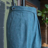 IGT BIO WASH DENIM GURKHA TROUSERS