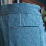 IGT BIO WASH DENIM GURKHA TROUSERS