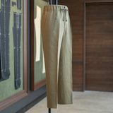 IGT IRISH LINEN TAPERED EASY TROUSERS