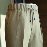 IGT IRISH LINEN TAPERED EASY TROUSERS