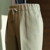 IGT IRISH LINEN TAPERED EASY TROUSERS