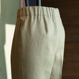 IGT IRISH LINEN TAPERED EASY TROUSERS