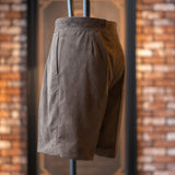 O-RING ULTRASUEDE 2PLEATED SHORTS