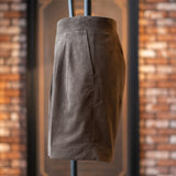 O-RING ULTRASUEDE 2PLEATED SHORTS