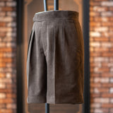 O-RING ULTRASUEDE 2PLEATED SHORTS