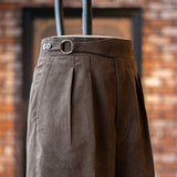 O-RING ULTRASUEDE 2PLEATED SHORTS