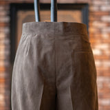 O-RING ULTRASUEDE 2PLEATED SHORTS