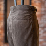 O-RING ULTRASUEDE 2PLEATED SHORTS