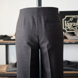 IGT DARK BROWN FRESCO TROUSERS