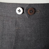 IGT DARK BROWN FRESCO TROUSERS