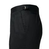 IGT COTTON CHINO SIDE ADJUSTER TROUSERS BLACK