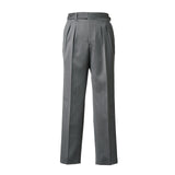 IGT COVERT CLOTH SIDE ADJUSTER TROUSERS MEDIUM GRAY