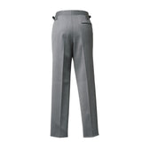 IGT COVERT CLOTH SIDE ADJUSTER TROUSERS LIGHT GRAY