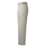 IGT COTTON CHINO SIDE ADJUSTER TROUSERS IVORY