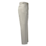 IGT COTTON CHINO SIDE ADJUSTER TROUSERS IVORY