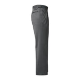 IGT COVERT CLOTH SIDE ADJUSTER TROUSERS CHARCOAL GRAY