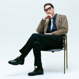 IGT WOOL FLANNEL DRESS TROUSERS