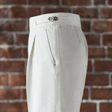 IGT WHITE DENIM SERIES DENIM GURKHA TROUSERS