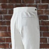 IGT WHITE DENIM SERIES DENIM GURKHA TROUSERS